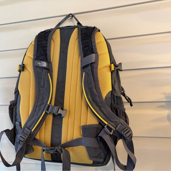 The North Face Borealis Black and Yellow Backpack - Picture 5 of 9
